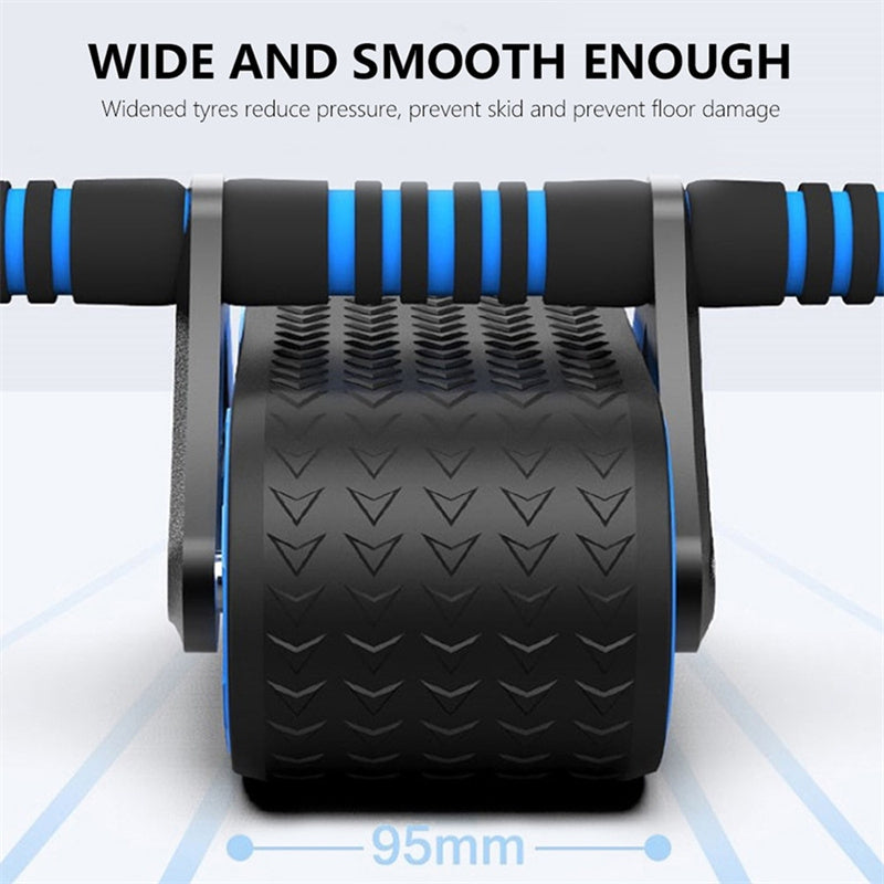 Double Wheel Exerciser Roller Home Exercise Devices