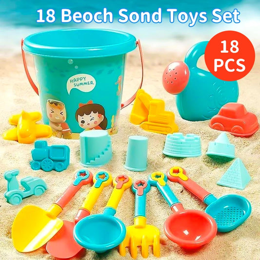 Children Beach Toys 18 Pcs