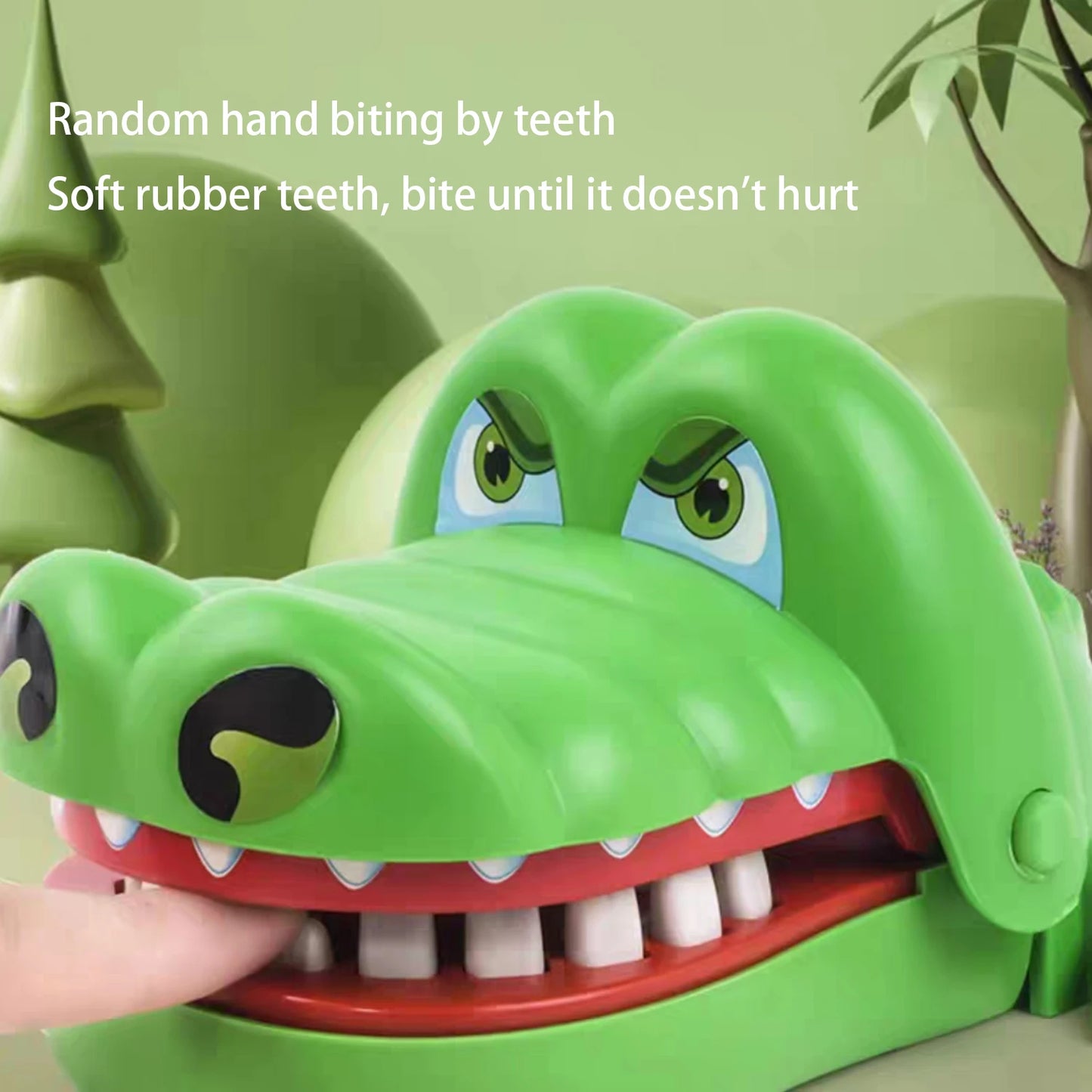 Crocodile by teeth biting finger toys