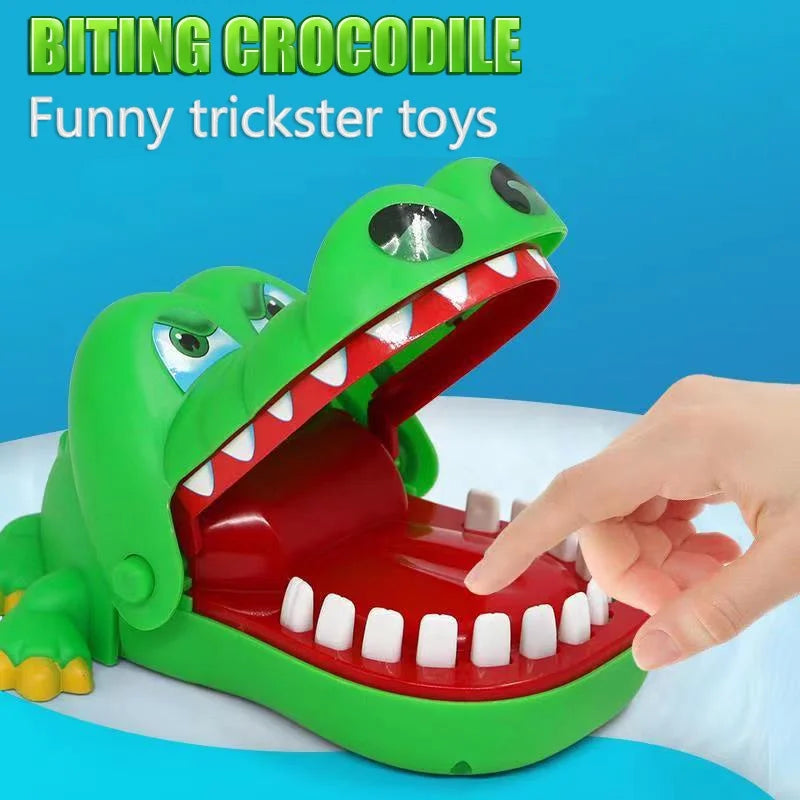 Crocodile by teeth biting finger toys