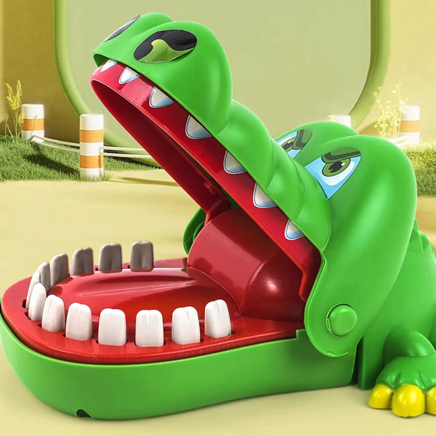 Crocodile by teeth biting finger toys