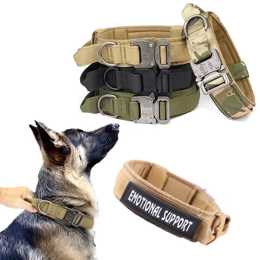 Tactical Police Dog Collar Military