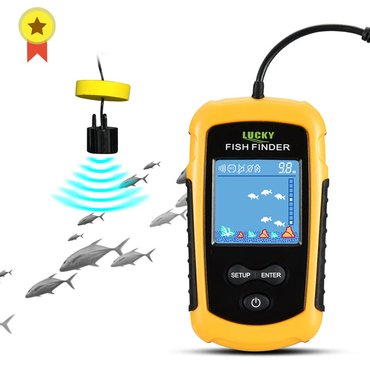 100M Portable Sonar Fish Finders Echo Sounder