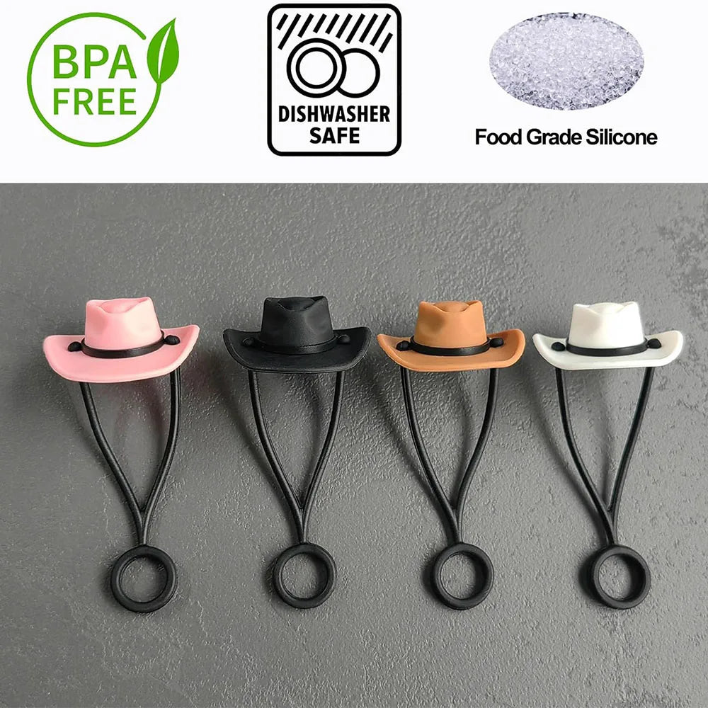 Silicone Cowboy Hat Straw Covers