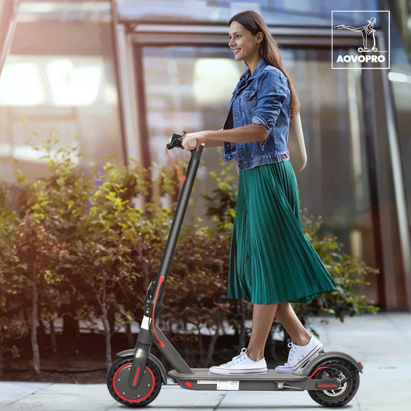 AOVOPRO ES80 M365 Electric Scooter 350W 31km/h APP Smart Adult Scooter