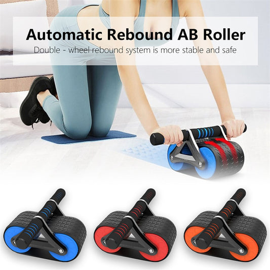 Double Wheel Exerciser Roller Home Exercise Devices